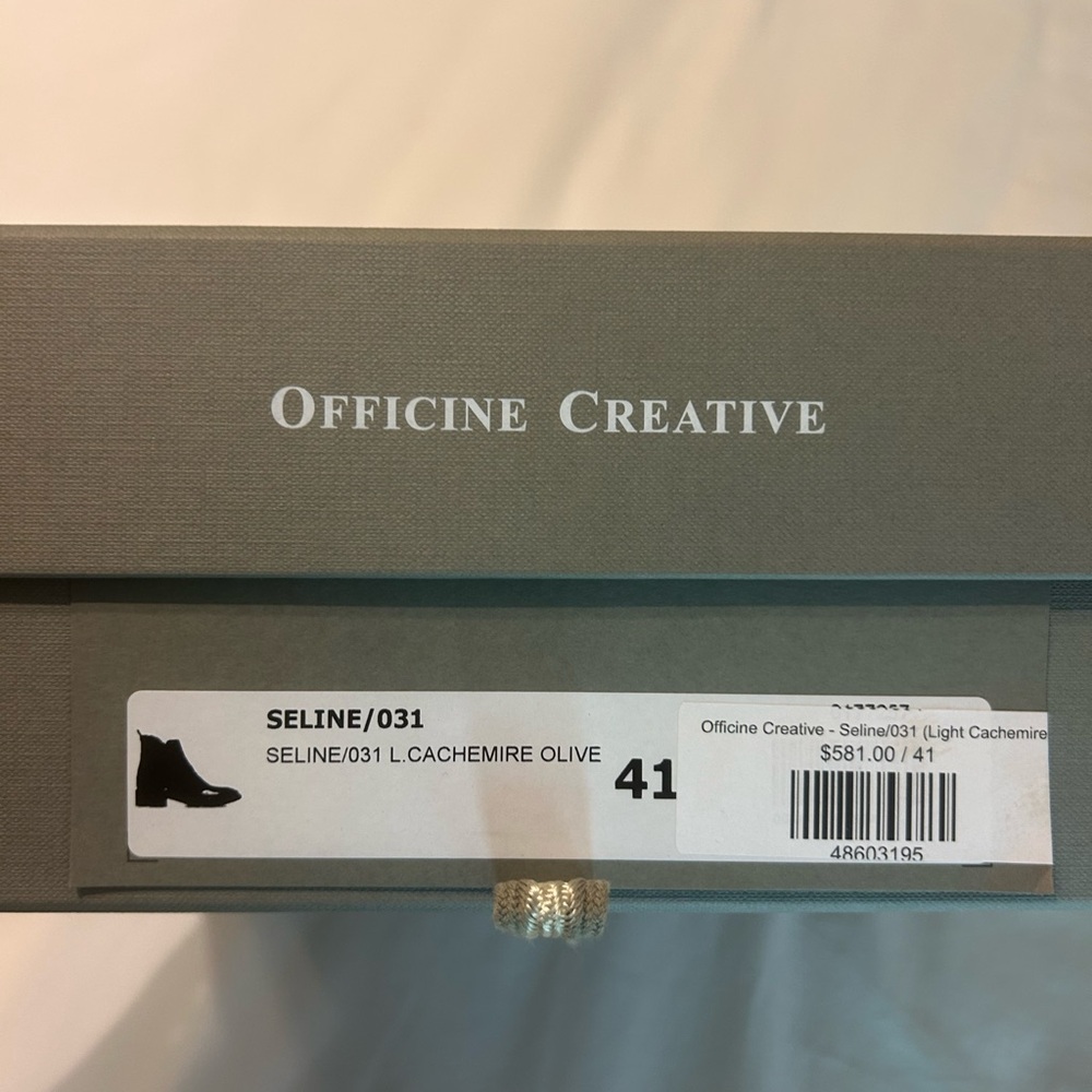 Officine Creative Seline 031 Light Cachemire Olive Size 41/10 - Picture 3 of 8